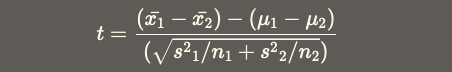 Z-test and t-test